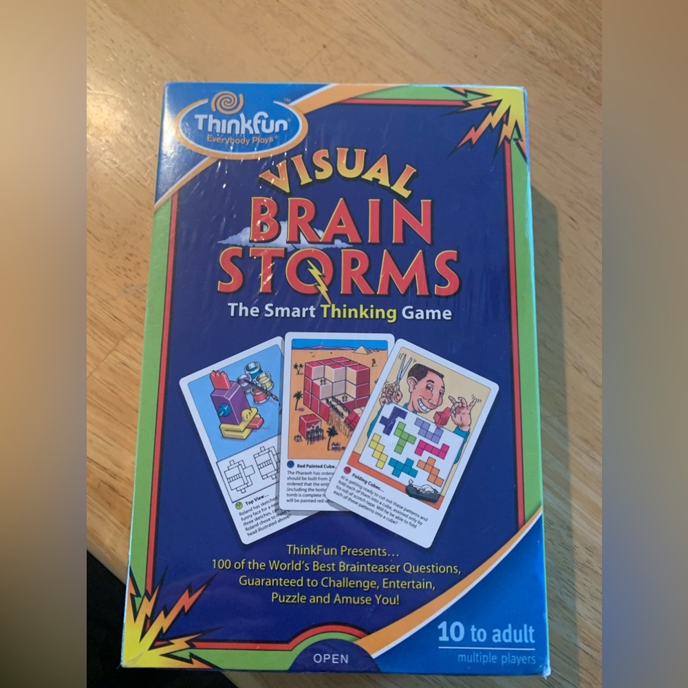 Visual Brain Storms-unopened package
The Smart thinking game.